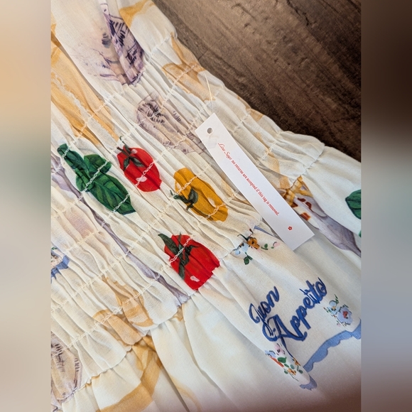 NWT Annie Dress Buon Appetito Ivory - Picture 6 of 6